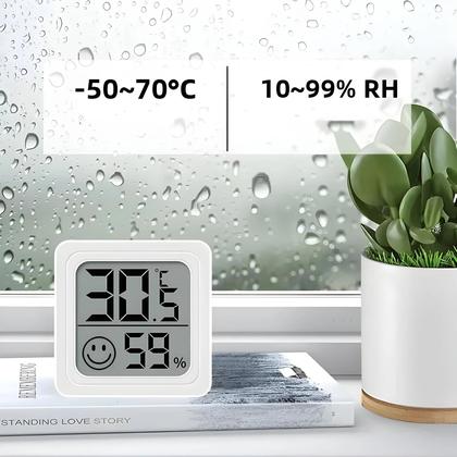 Imagem de Termômetro Digital Mini LCD Interno Higrômetro Sensor De Temperatura E Umidade Da Sala Estação