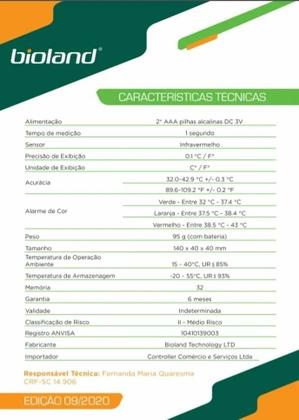 Imagem de Termometro Digital Rapida Mediçao Pessoas Alimentos Líquidos