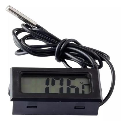 Imagem de Termômetro Digital Sonda Aquário Freezer Baterias Inclusas