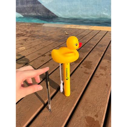 Imagem de Termômetro Flutuante Para Piscina Modelo Pato
