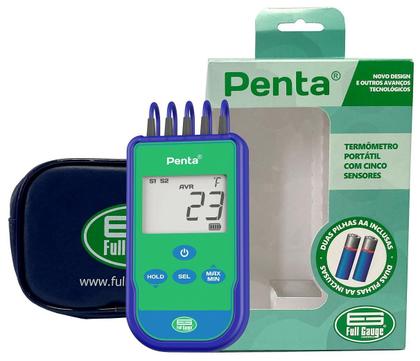 Imagem de Termometro Full Gauge Refrigeração Liquidos Penta 5 Sensores