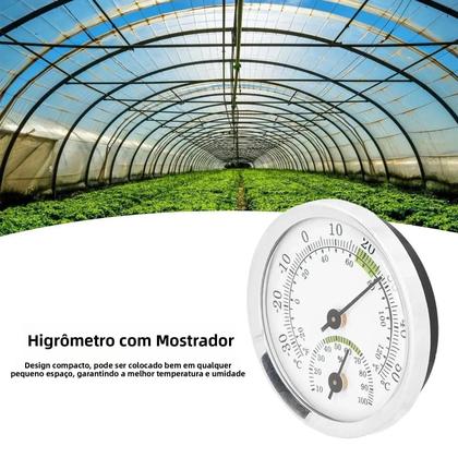 Imagem de Termômetro Higrômetro Eletrônico Mini Interno Sensor De Temperatura E Umidade Para Casa