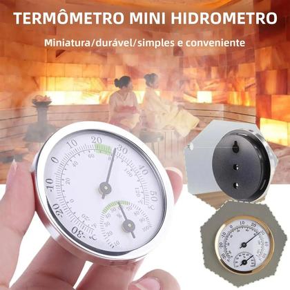 Imagem de Termômetro Higrômetro Eletrônico Mini Interno Sensor De Temperatura E Umidade Para Casa