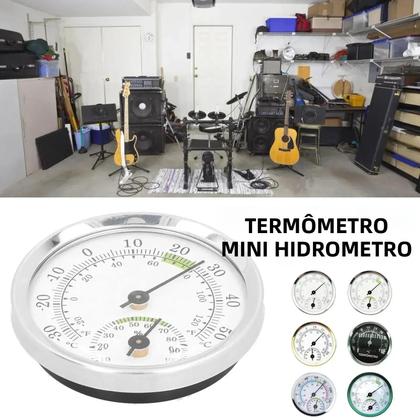 Imagem de Termômetro Higrômetro Eletrônico Mini Interno Sensor De Temperatura E Umidade Para Casa
