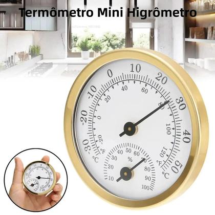 Imagem de Termômetro Higrômetro Eletrônico Mini Interno Sensor De Temperatura E Umidade Para Casa