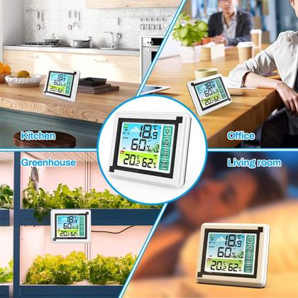 Imagem de Termômetro número um da estação meteorológica sem fio com sensor