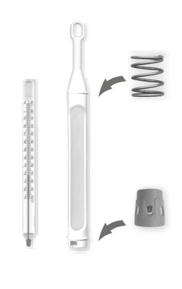 Imagem de Termômetro para Refrigeração com Proteção de Plástico Incoterm 5135