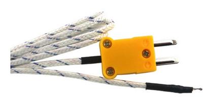 Imagem de Termopar Tipo K cabo sonda 1 Metro Conector Mini Macho