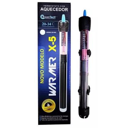 Imagem de Termostato aquecedor x-5 50w 110v para aquários até 50l