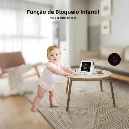 Imagem de Termostato Inteligente WiFi Tuya Controle De Temperatura E Umidade IR Tela Sensível Ao Toque