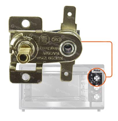 Imagem de Termostato Kst220 T250 16a Forno Elétrico 50l 55l 60l 127v