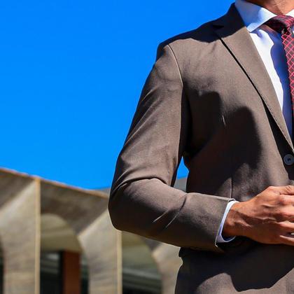 Imagem de Terno/Costume Microfibra - Marrom