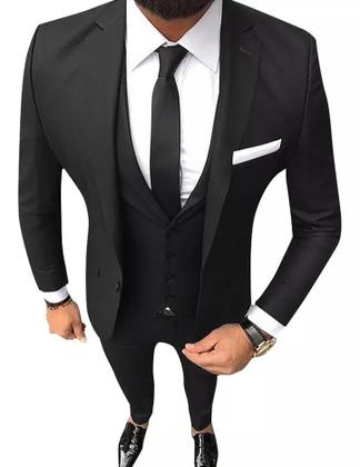 Imagem de Terno Masculino Oxford Tradicional Look Empresarial 