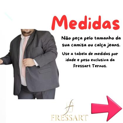 Imagem de Terno Masculino Plus Size Homem Elegante