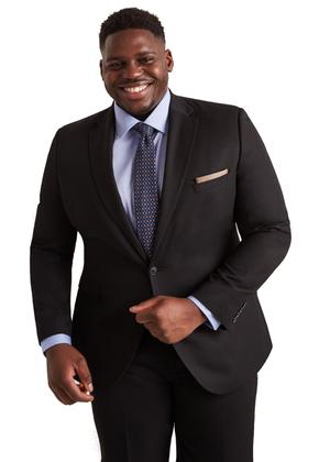 Imagem de Terno Masculino Plus Size Preto Jordhan
