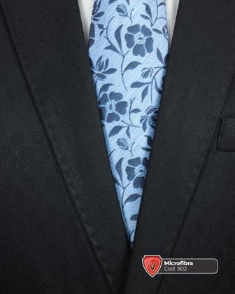 Imagem de Terno MF preto padrão detalhado