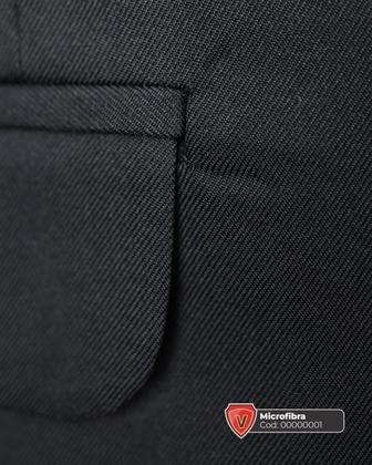 Imagem de Terno microfibra preto strech