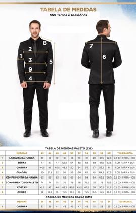 Imagem de Terno preto gabardine