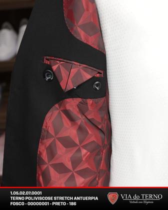 Imagem de Terno PV preto stretch antuerpia