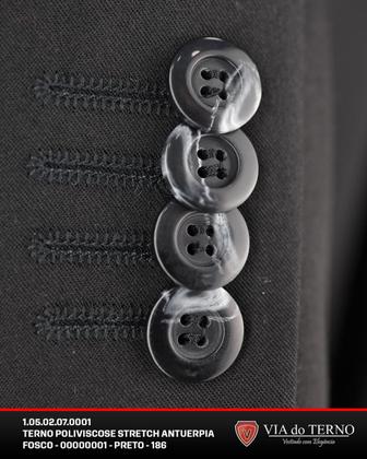 Imagem de Terno PV preto stretch antuerpia