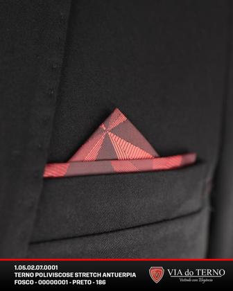 Imagem de Terno PV preto stretch antuerpia