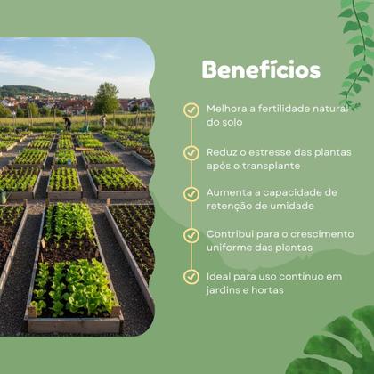 Imagem de Terra vegetal adubada orgânica pronta para uso 20 kg MogiFertil