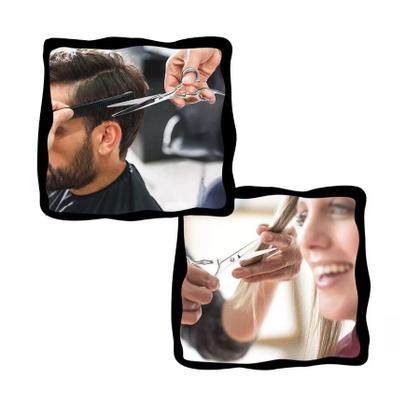 Imagem de Tesoura Cabeleireiro Profissional 6" Aço Inoxidável Barbearia e Salão