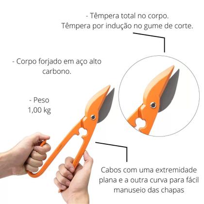 Imagem de Tesoura Corta Chapa Tramontina 12 Polegadas