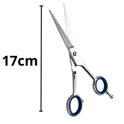 Imagem de Tesoura De Cabelo Profissional barbeiro Fio LISO 6" aço inox 1746