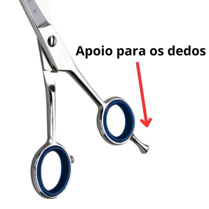 Imagem de Tesoura De Cabelo Profissional barbeiro Fio LISO 6" aço inox 1746