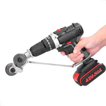 Imagem de Tesoura de Cortar Chapa para Parafusadeira Corte Plano com Encaixe Rápido e Engrenagem de Precisão