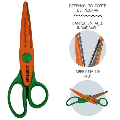 Imagem de Tesoura de Picotar Tecido Para Acabamento Alta Durabilidade