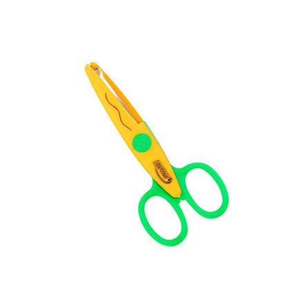Imagem de Tesoura Escolar de Picotar 13cm  Curva/Zig-Zag /Onda - BRW    Tesouras  Material Escolar  Infantil