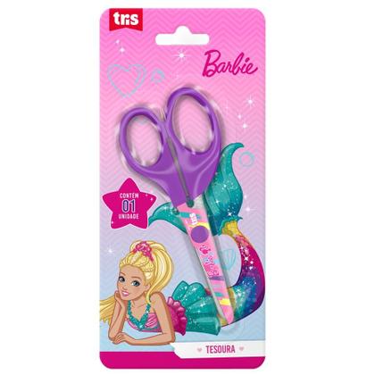 Imagem de Tesoura Escolar Infantil Barbie Disney Modelo Novo Original