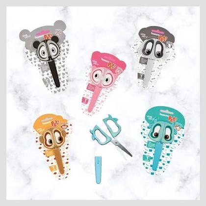 Imagem de Tesoura Escolar Infantil Pets Com Capa Protetora Cachorrinho