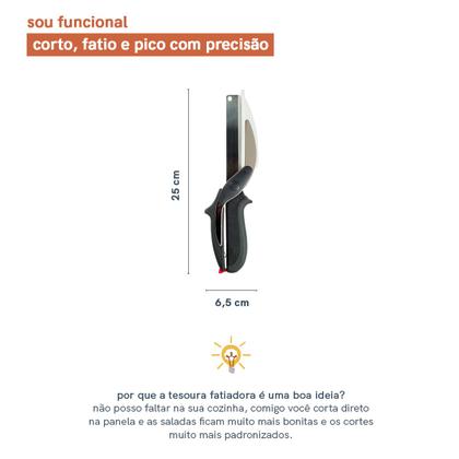Imagem de Tesoura fatiadora - preto