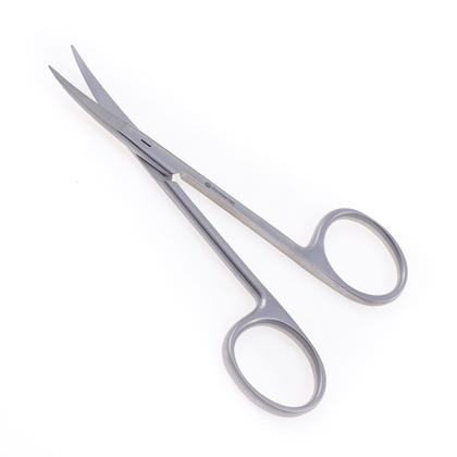 Imagem de Tesoura Íris Curva 10 Cm Profissional Aço Inox Esterilizável