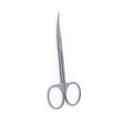 Imagem de Tesoura Íris Curva 10 Cm Profissional Aço Inox Esterilizável