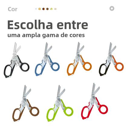 Imagem de Tesoura Multifuncional Raptor de Emergência com Coldre - Compatível com Disjuntor