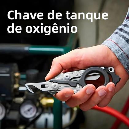 Imagem de Tesoura Multifuncional Raptor de Emergência com Coldre - Compatível com Disjuntor