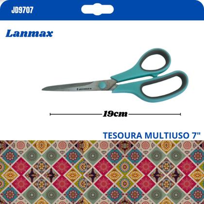 Imagem de Tesoura Multiuso 7 Polegadas Lanmax Profissional Inox