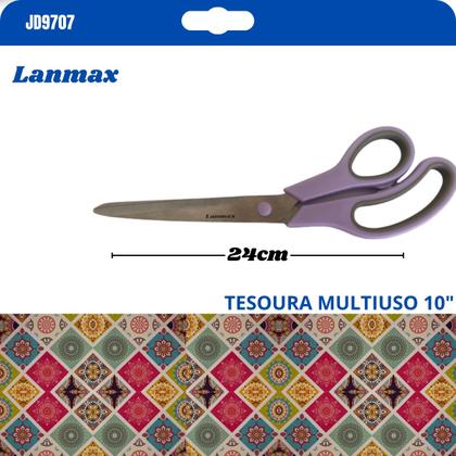 Imagem de Tesoura Multiuso Profissional 10 Polegadas Lamina De Titânio