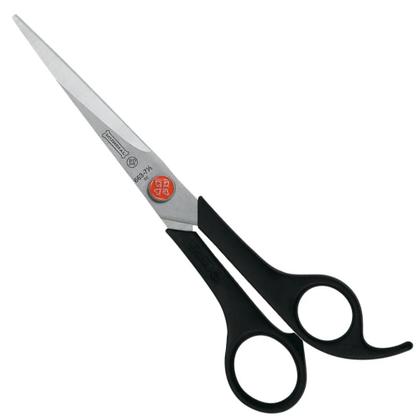 Imagem de Tesoura Para Cabelo Laser 7'' Ponto Vermelho Preto Mundial