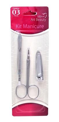 Imagem de Tesoura Pinça Sobrancelha Cortador Unha Manicure Depilar