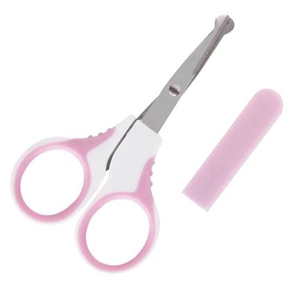 Imagem de Tesoura Pontas Arredondadas P/ Unha Do Bebê Rosa 5238 Buba