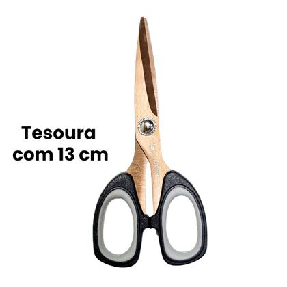 Imagem de Tesoura Profissional de Corte Costura Inoxidável com Ponta Forte