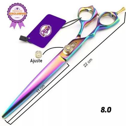 Imagem de Tesoura Profissional Rainbow 8.0 Polegadas