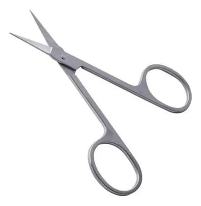 Imagem de Tesoura Profissional Sobrancelhas, Unha E Cílios Inox