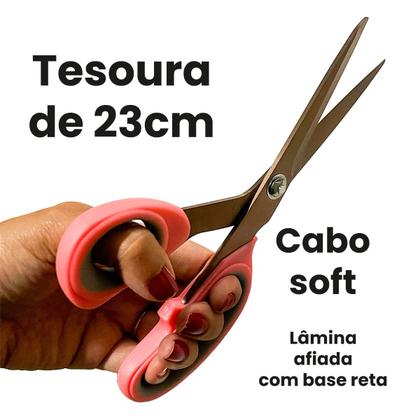 Imagem de Tesoura Titanio 9,5 Polegadas Corte Patchwork Profissional