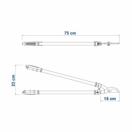 Imagem de Tesourão de Poda 60 cm com Cabo - Tramontina 78362505